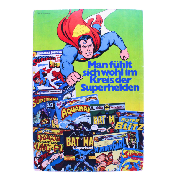 Superman Superband Nr. 8 (1977) | Ehapa Erstauflage | Supie gegen Super-Monster | Solomon Grundy Debüt